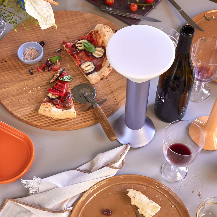 Hübsch Interior - Flash Akkuleuchte, metallic purple