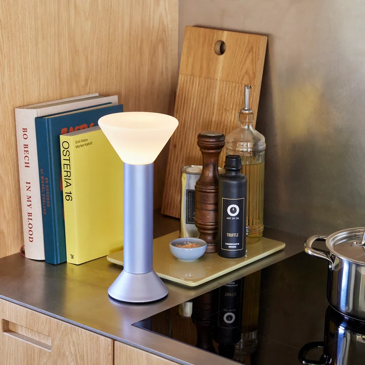 Hübsch Interior - Flash Akkuleuchte, metallic purple