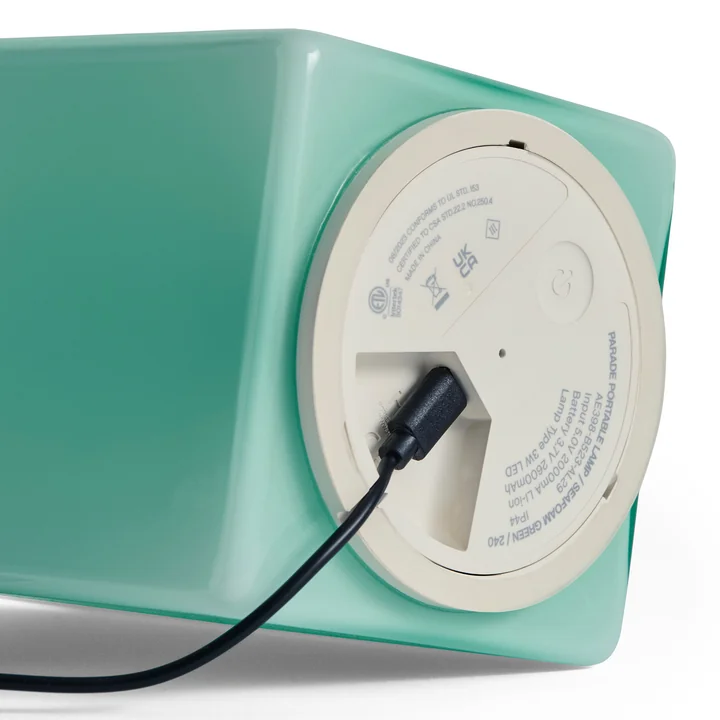 HAY - Parade Portable Tischleuchte 240, seafoam green
