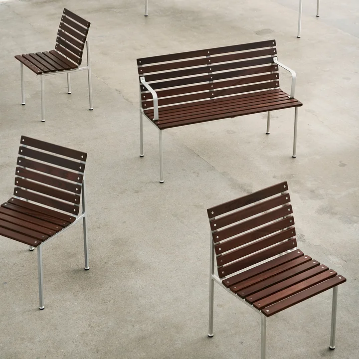 HAY - Traverse Kollektion, aluminium / Esche geölt