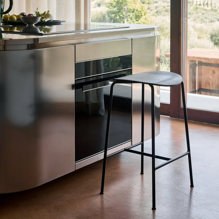 &Tradition - Pavilion AV37 Barhocker, H 68 cm, Eiche schwarz