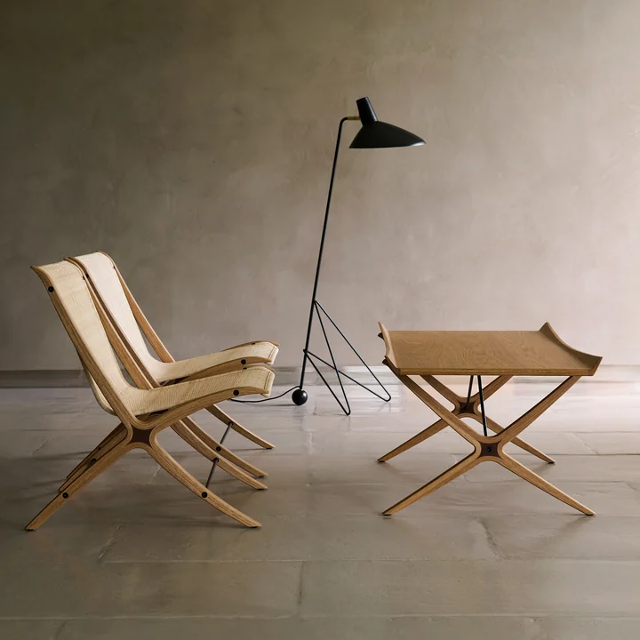 &Tradition - X HM13 Kaffeetisch, 120 x 61 cm, Eiche