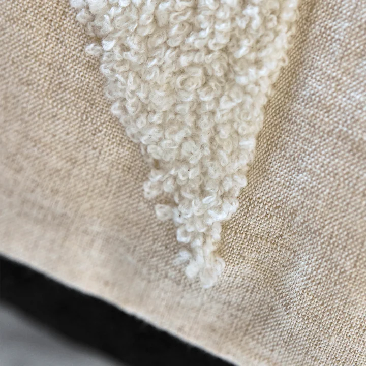 House Doctor - Fly Kissenbezug, 50 x 50 cm, off-white