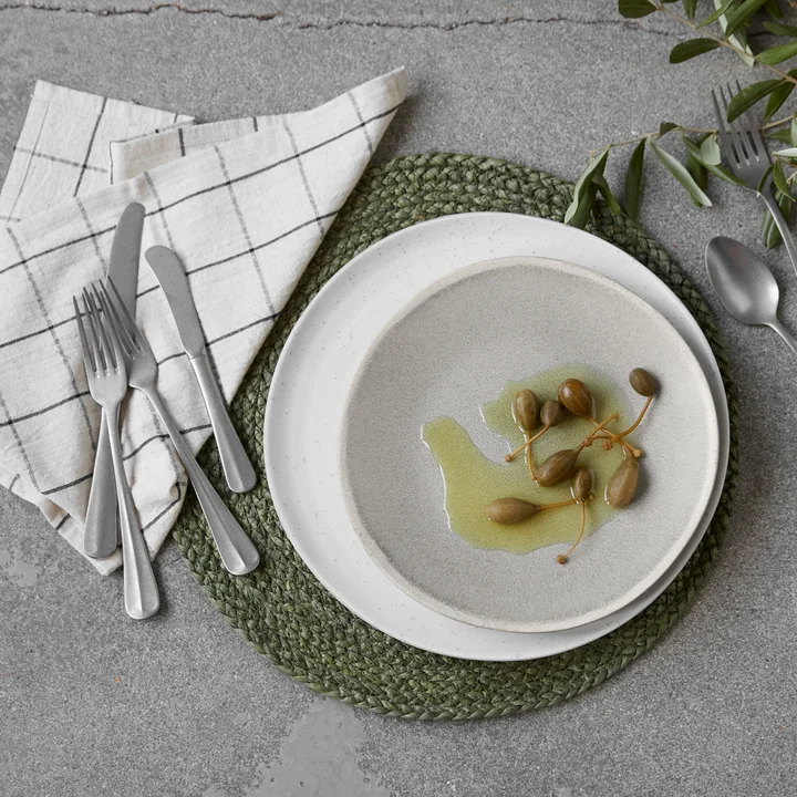 House Doctor - More Lunchteller, Ø 23 cm, grau