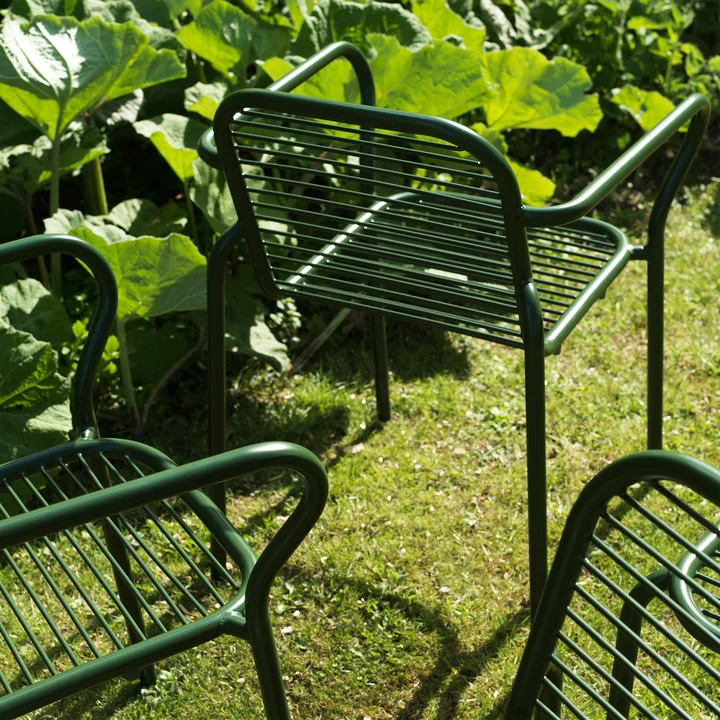 Normann Copenhagen - Vig Armlehnstuhl, dunkelgrün