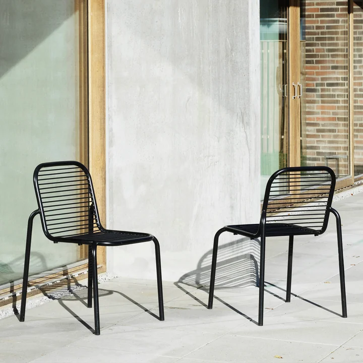 Normann Copenhagen - Vig Stuhl, schwarz