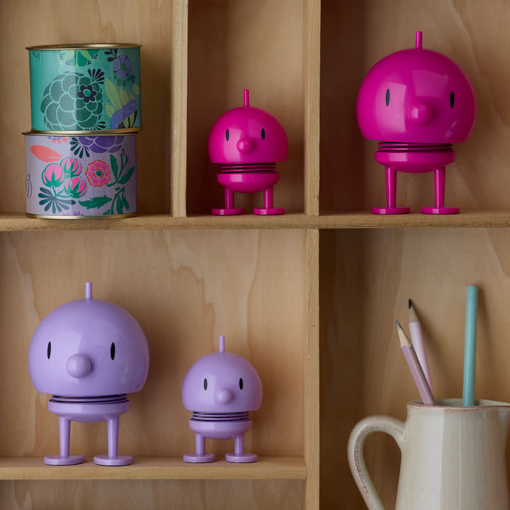 Medium und Small Bumble, lavendel und pink von Hoptimist