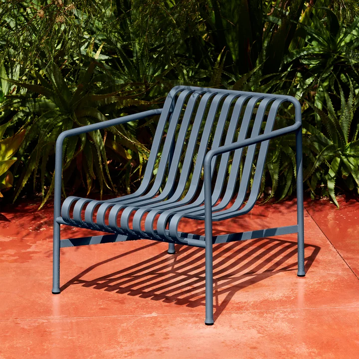 HAY - Palissade Lounge Chair Low, deep blue (Exklusive Edition 2025)