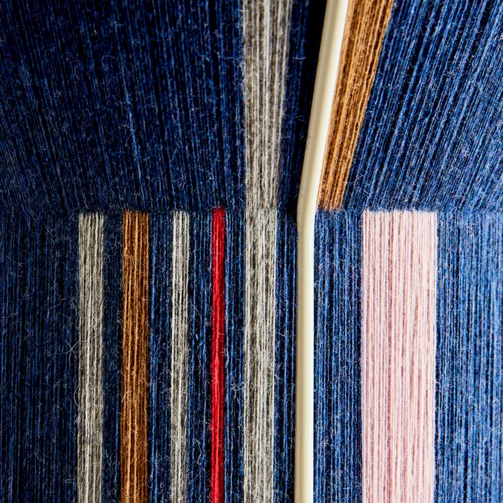 HAY - Bonbon Lampenschirm Ø 31 x H 34 cm, petit bleu