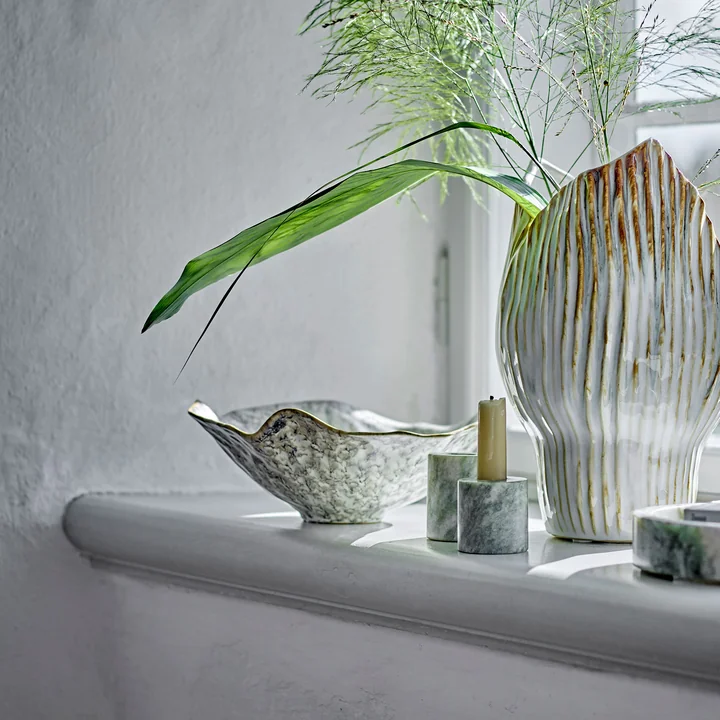 Bloomingville - Lennon Schale, Ø 27 x 9,5 cm, grau