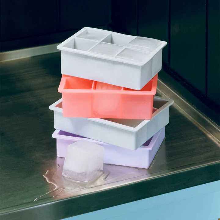 HAY - Silikon Eiswürfelbereiter rechteckig XXL