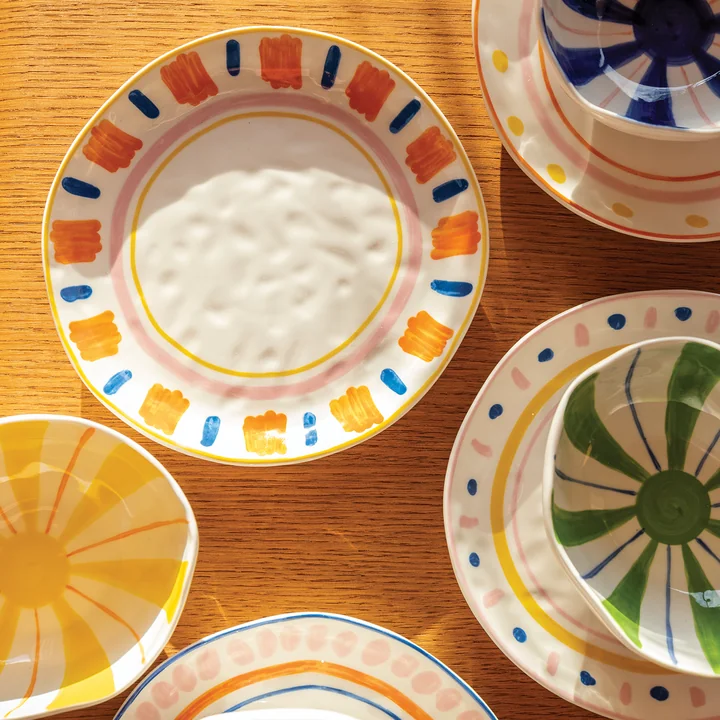 &klevering - Boavista Teller Ø 21,5 cm, multi