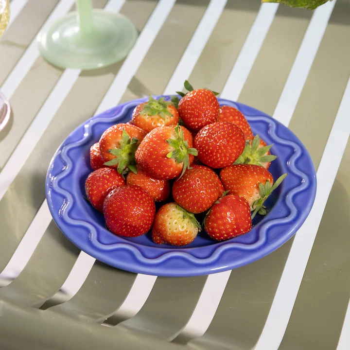 &klevering - Mochi Teller, Ø 17,5 cm, blau