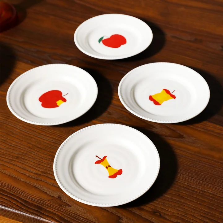 &klevering - Haines Teller, Ø 17 cm, mehrfarbig (4er-Set)