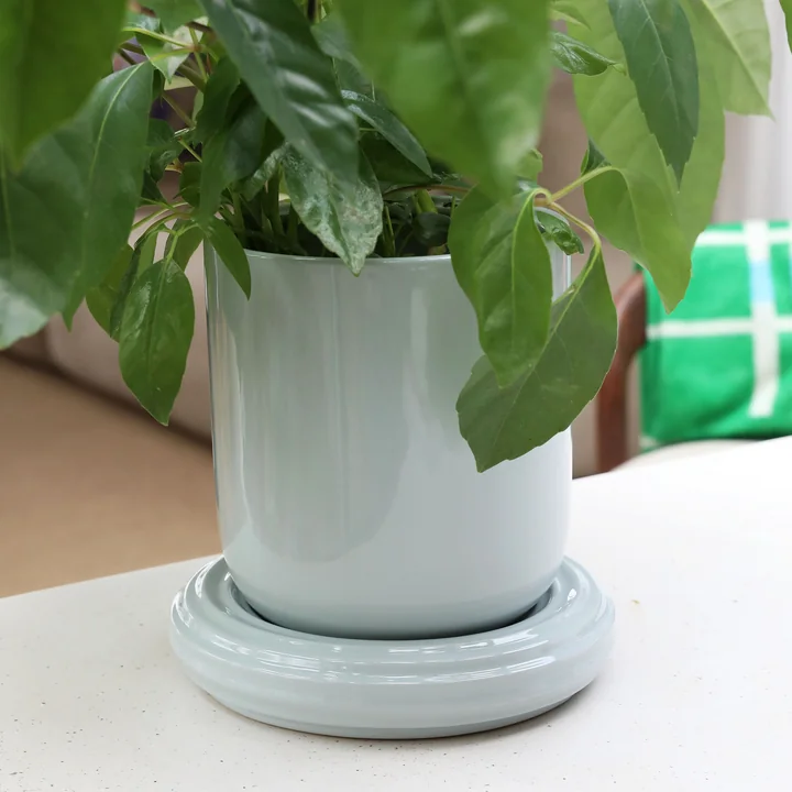 &klevering - Churros Blumentopf, Ø 24,5 x 25 cm, mist