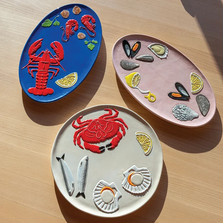 &klevering - De la mer Servierplatten