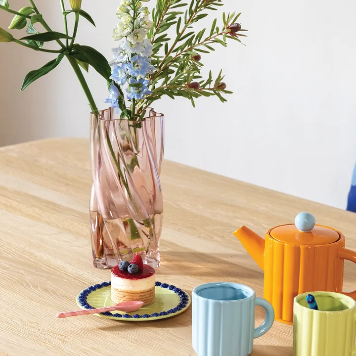 &klevering - Marshmallow Vase 25 x Ø 12 cm, pink