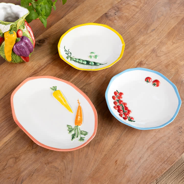 &klevering - Pisello, Pomodoro und Carota Teller