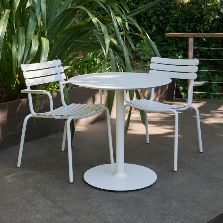HOUE - Alua Outdoor Dining Armlehnstuhl, muted white