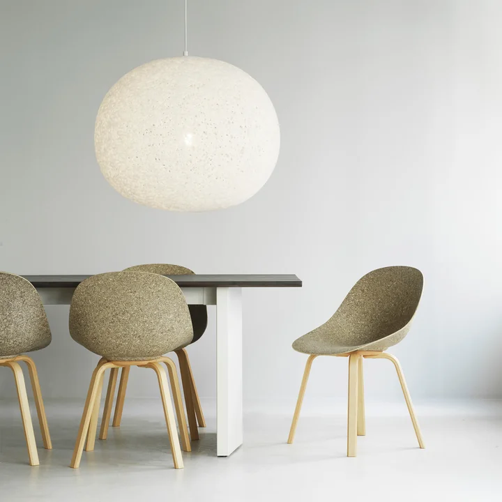 Normann Copenhagen - Act Pendelleuchte Ø 80 cm, weiß