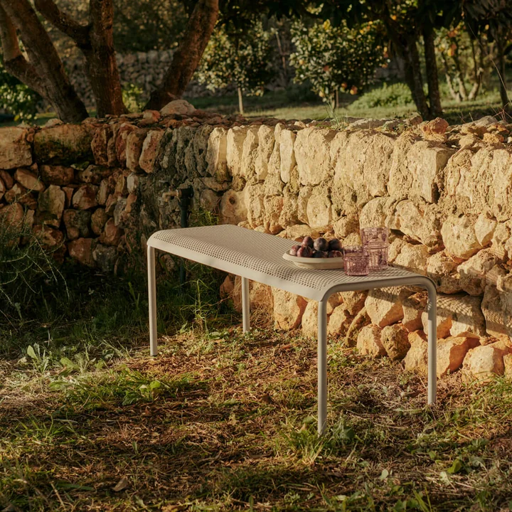 Ferm Living - Dapple Gartenbank, 130 cm, kaschmir