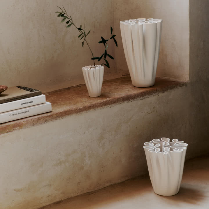 Ferm Living - Dedali Vasen, off-white
