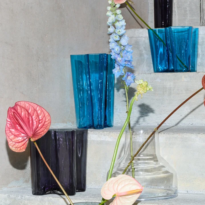 Iittala - Aalto Vase Finlandia 251 mm, türkis