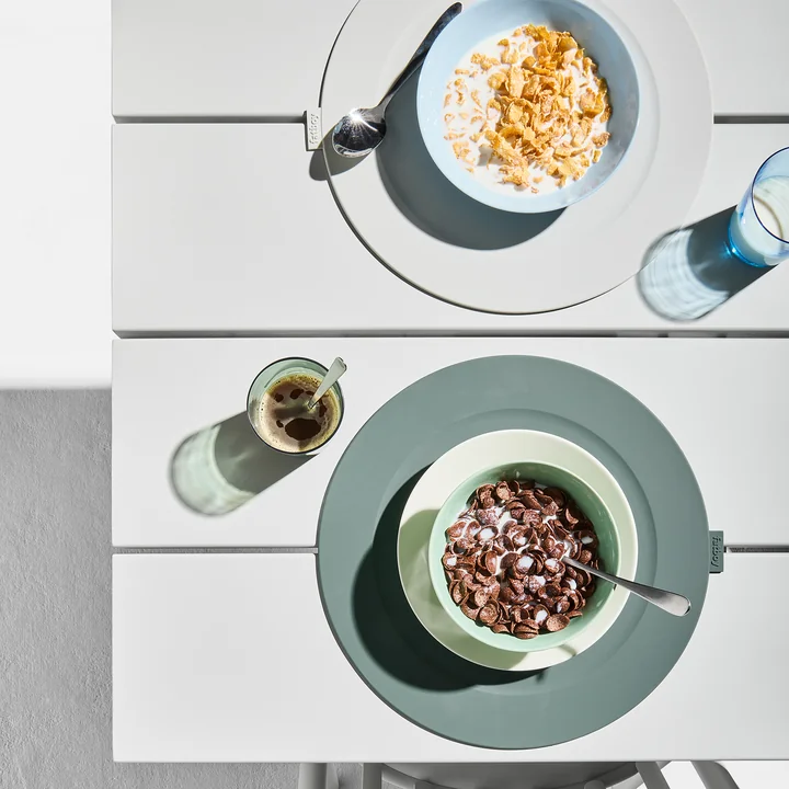 Fatboy - Place-we-met Tischset, dark sage und hellgrau