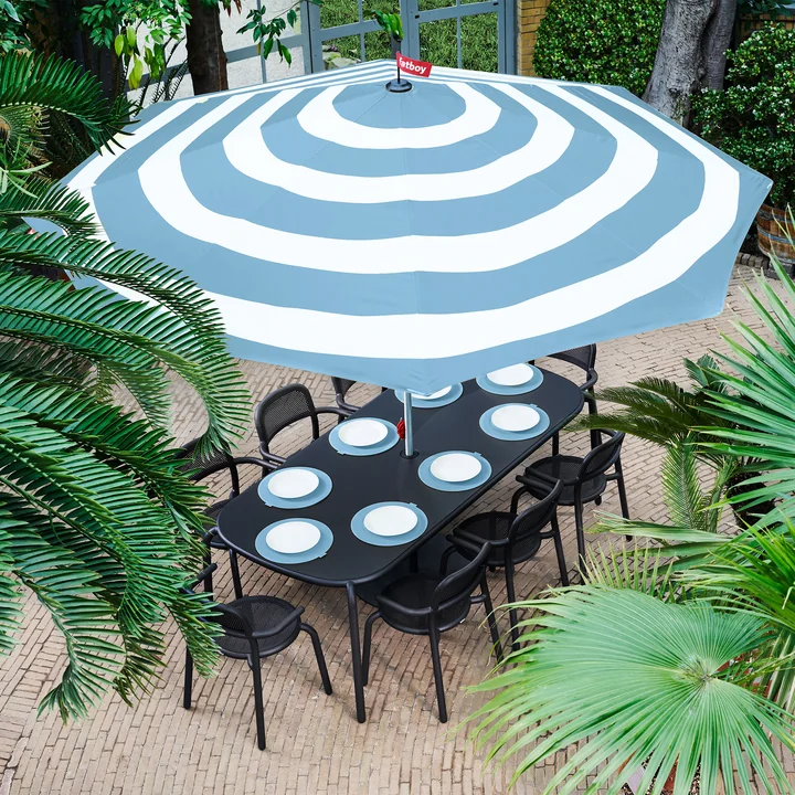 Fatboy - Stripesol Sonnenschirm, wave blue