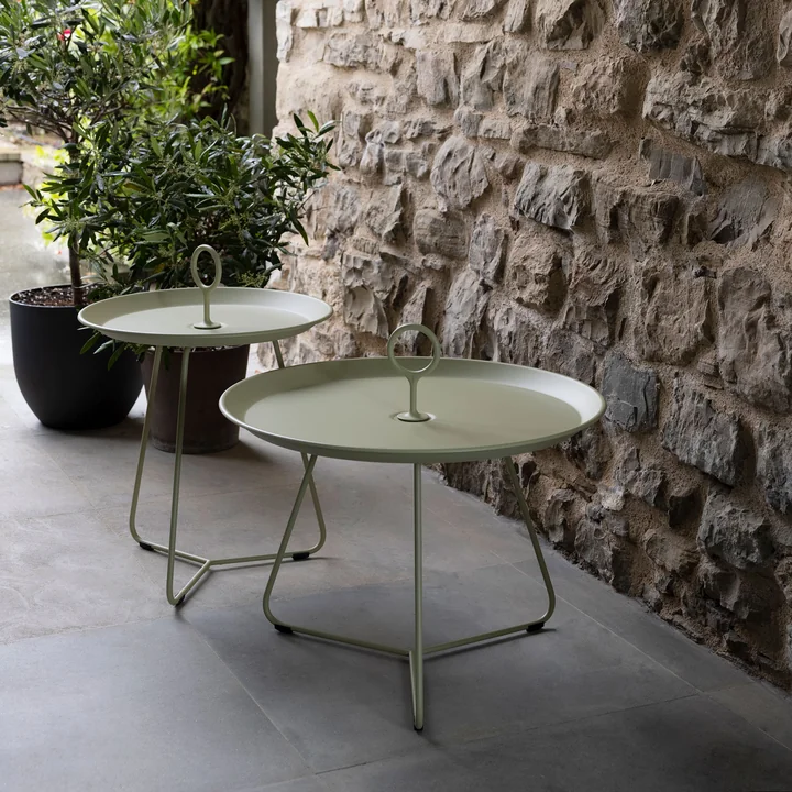 HOUE - EYELET Beistelltisch, Ø 45 cm, pistazie