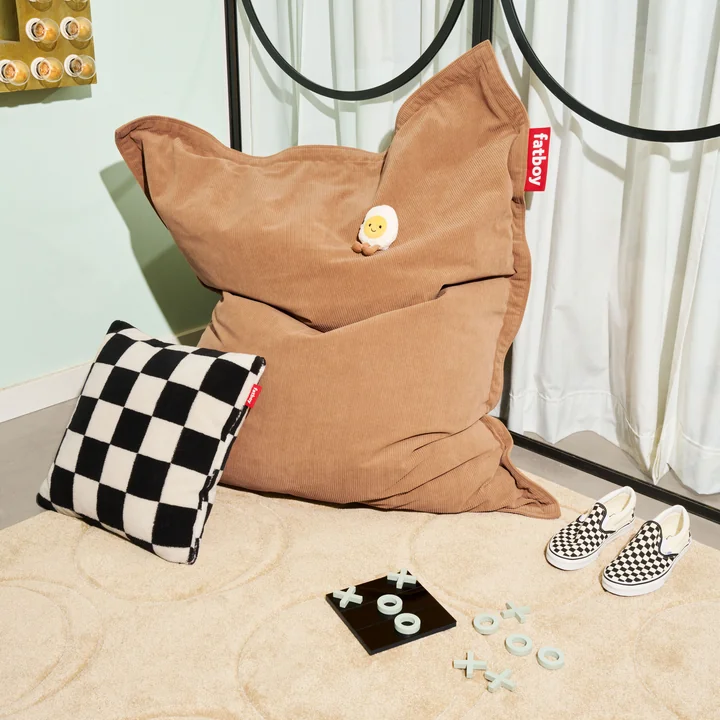 Fatboy - Recycelt Original Slim Cord Sitzsack, teddybear