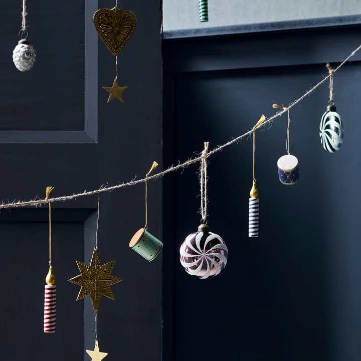 House Doctor - Drum und Candle Ornamente