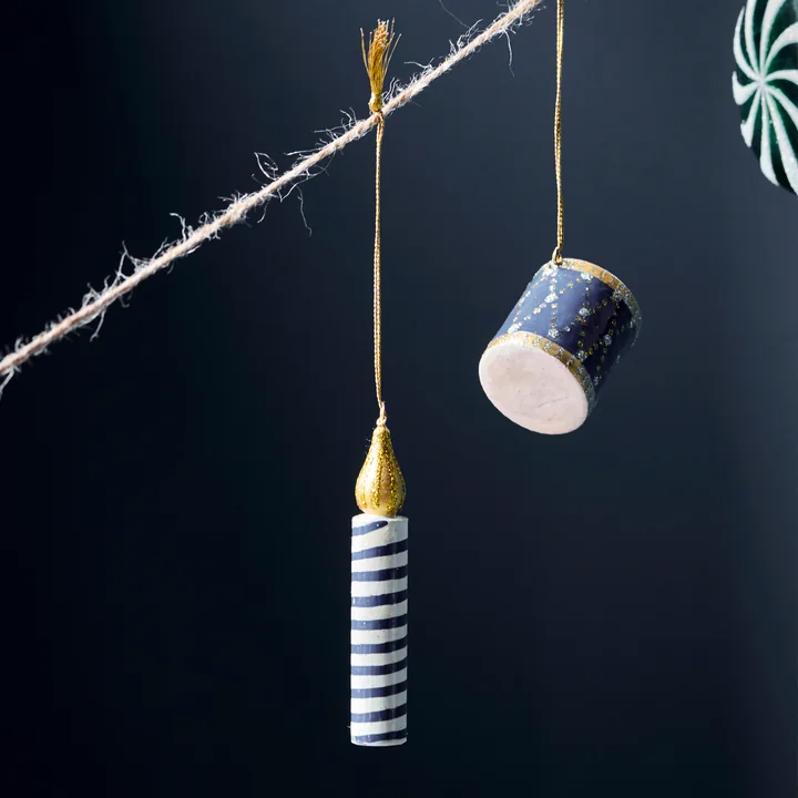 House Doctor - Drum und Candle Ornamente