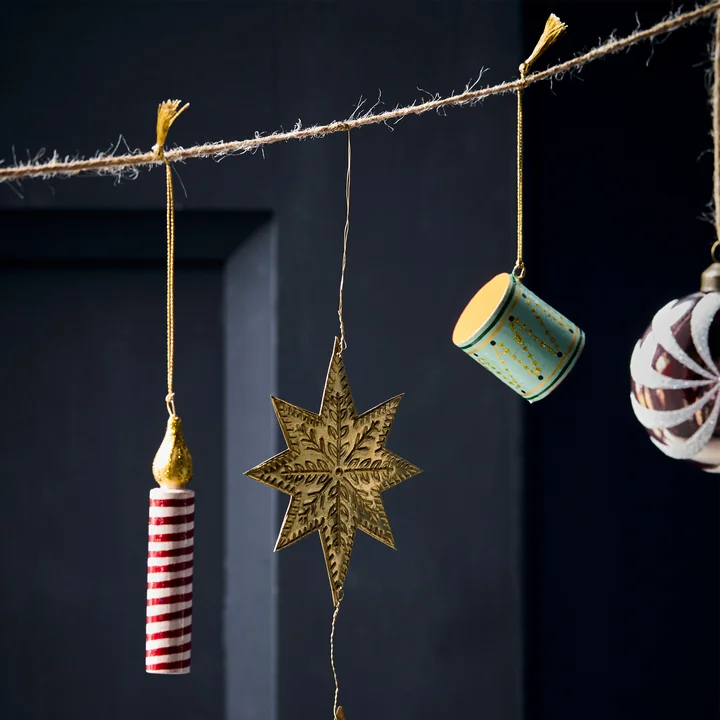 House Doctor - Drum und Candle Ornamente