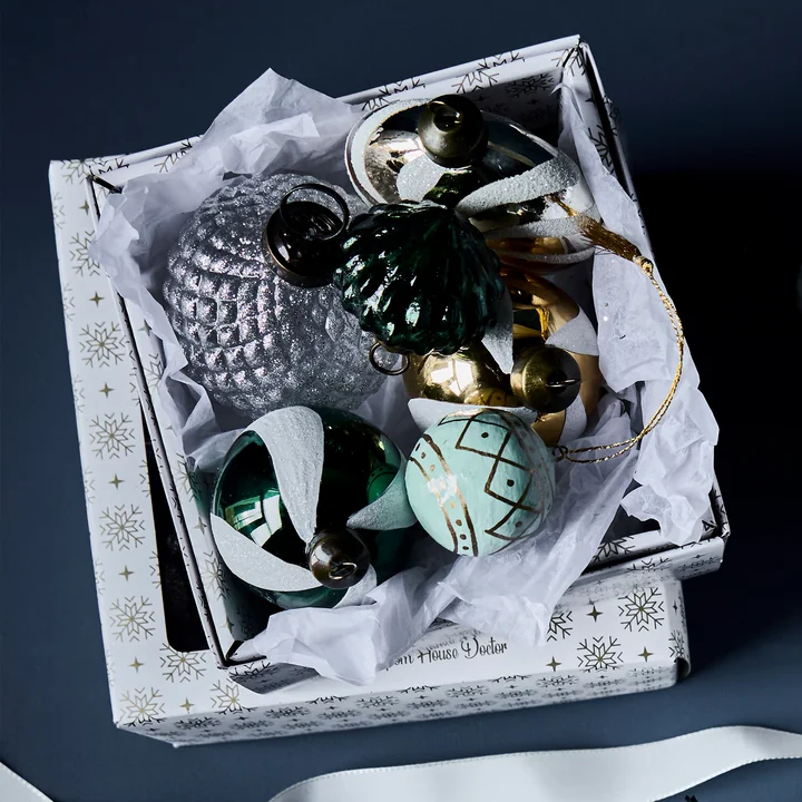 House Doctor - Mach Ornament, Ø 4 cm, mintgrün