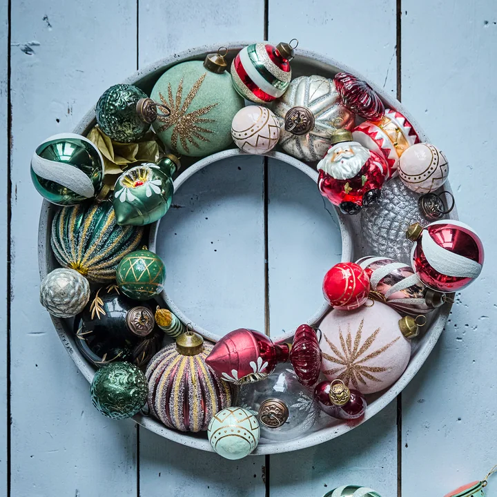 House Doctor - Mach Ornament, Ø 4 cm, rot