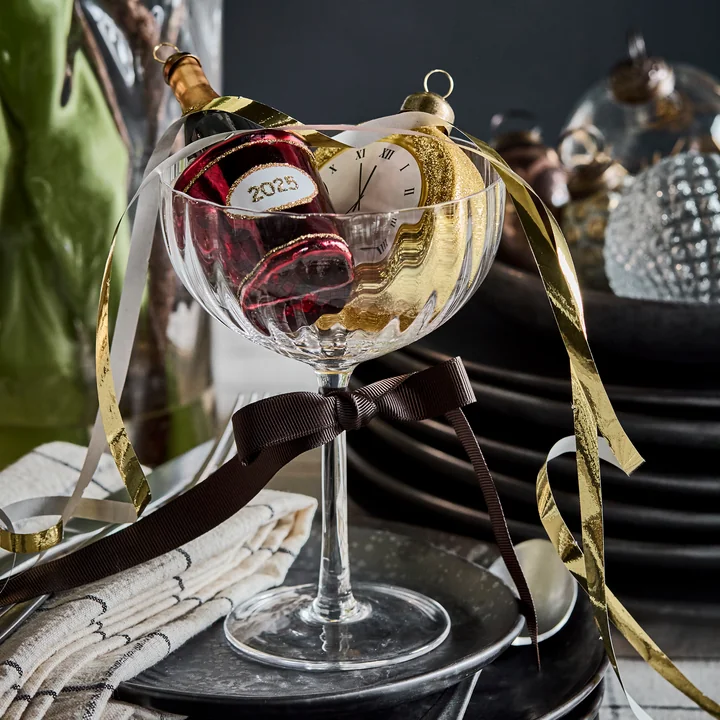 House Doctor - New Year 2026 Ornamente, gold