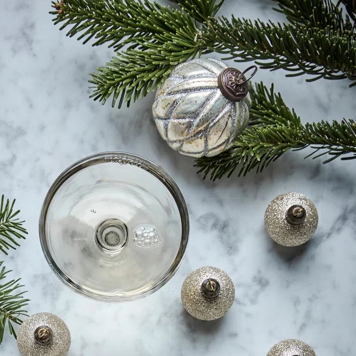 House Doctor - Rhomb Ornamente, Ø 7,5 cm, antikes silber