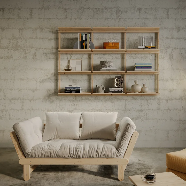 Karup Design - Groove Wandregal, Big, H 127 x 192 cm, Kiefer natur