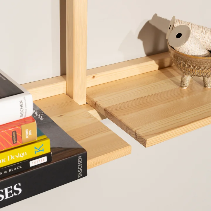 Karup Design - Groove Wandregal, Big, H 127 x 192 cm, Kiefer natur