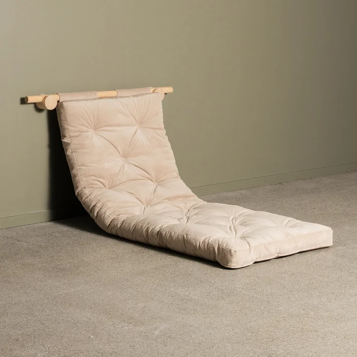 Karup Design - Hooked 75 Sofabett inkl. Bravo Matratze 75 x 200 cm, ivory