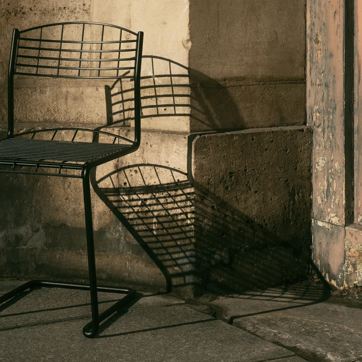 Grythyttan - High Tech Gartenstuhl, schwarz