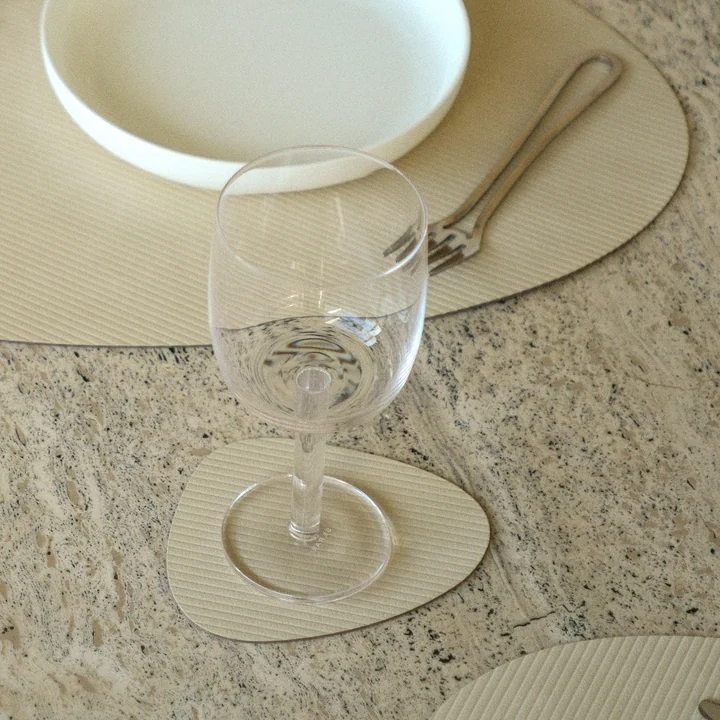 Lind DNA - Glasuntersetzer Curve, Corduroy vanilla