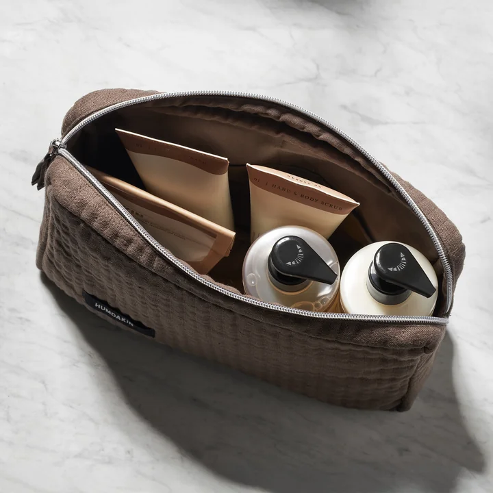 Humdakin - Kosmetiktasche, Leinen, waldorf