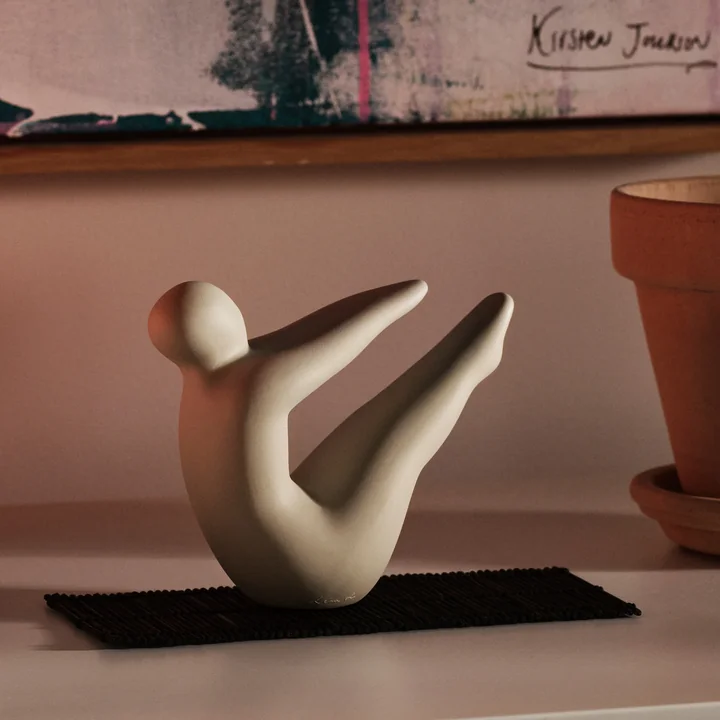 Design House Stockholm - Yoga Skulptur Nr. 2, hellgrau