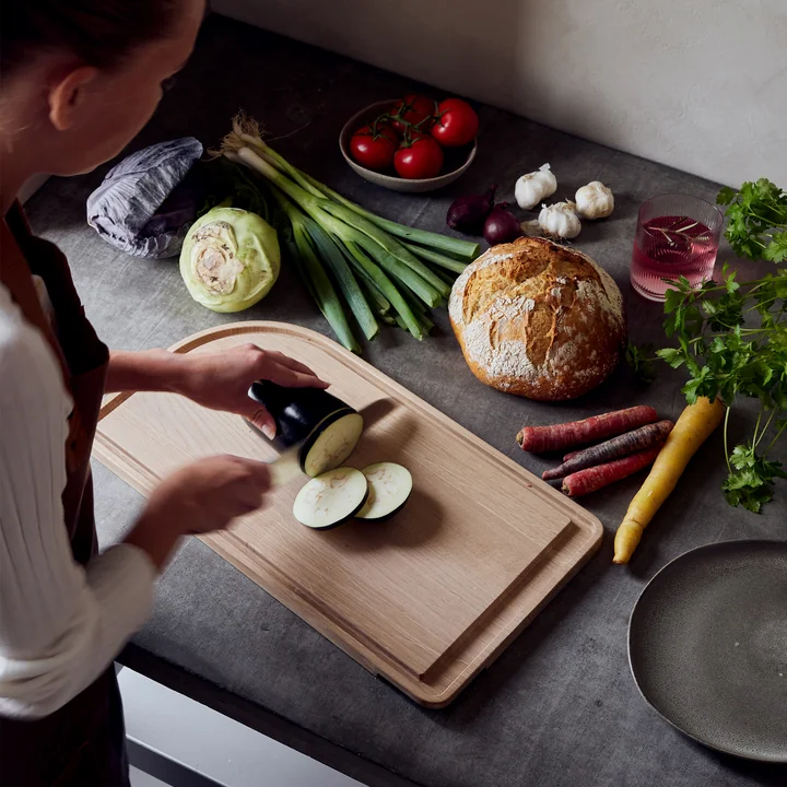 Andersen Furniture - Curve Schneidebrett, large, 50 x 27 cm, Eiche