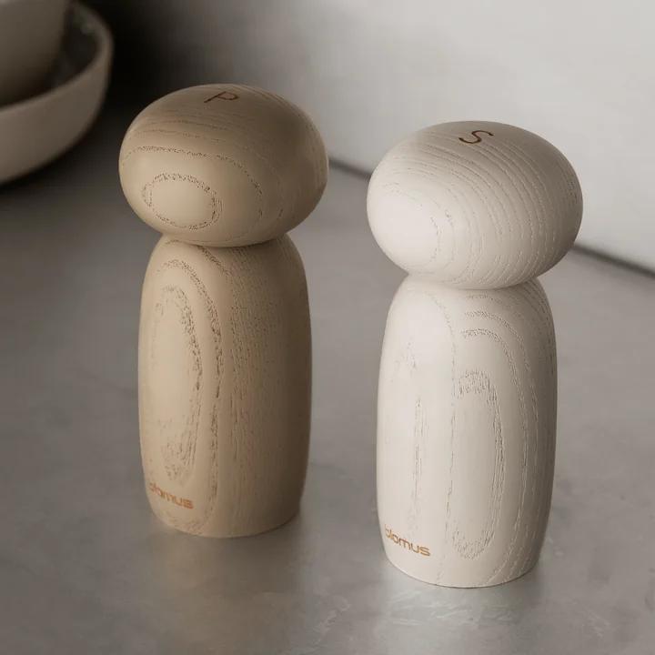 Blomus - Moli Salz- und Pfeffermühle, moonbeam / nomad (2er Set)