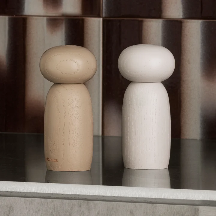 Blomus - Moli Salz- und Pfeffermühle, moonbeam / nomad (2er Set)