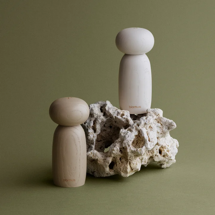 Blomus - Moli Salz- und Pfeffermühle, moonbeam / nomad (2er Set)