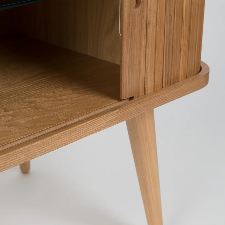 Zuiver - Barbier Sideboard mit Schiebetüren, Esche